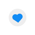 Heart blue